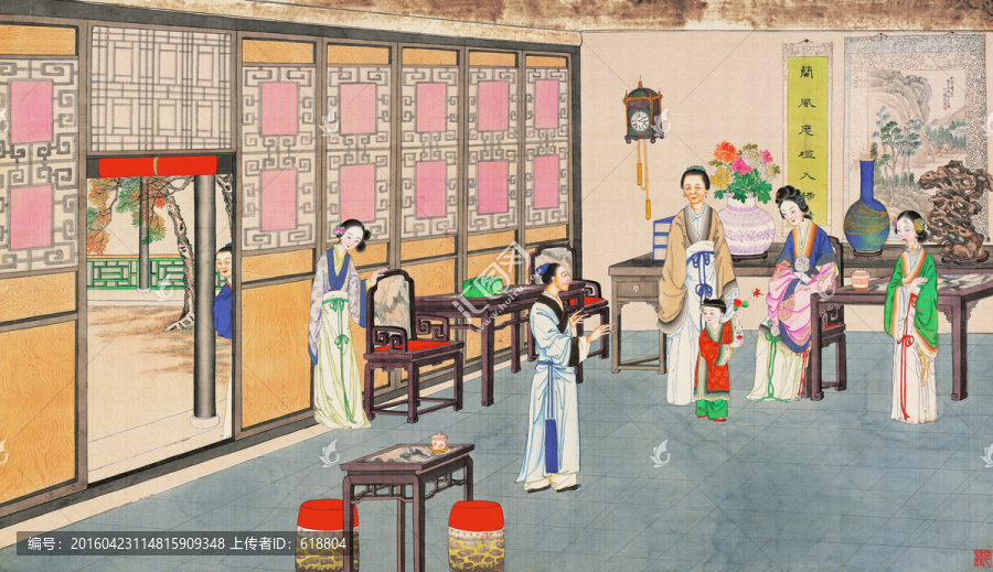 紅樓夢人物國畫,畫廊品質(zhì)
