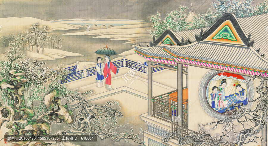 紅樓夢(mèng)人物國(guó)畫,畫廊品質(zhì)