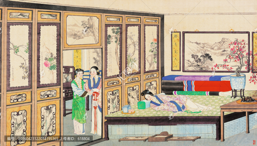 紅樓夢(mèng)山水國(guó)畫(huà),畫(huà)廊品質(zhì)