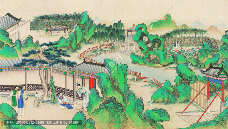 紅樓夢山水國畫,畫廊品質(zhì)