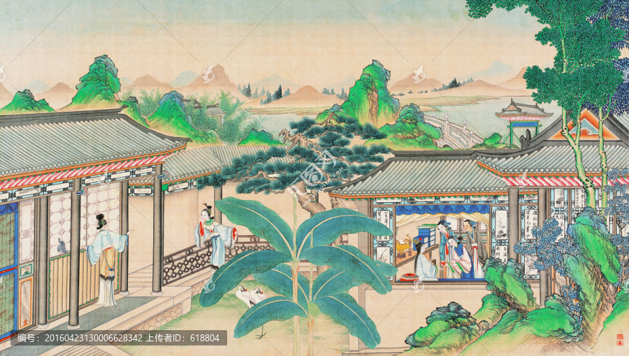 紅樓夢(mèng)山水國(guó)畫(huà),畫(huà)廊品質(zhì)