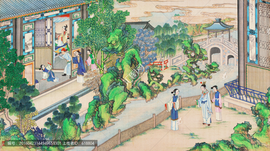 山水閣樓山水畫,畫廊品質(zhì)