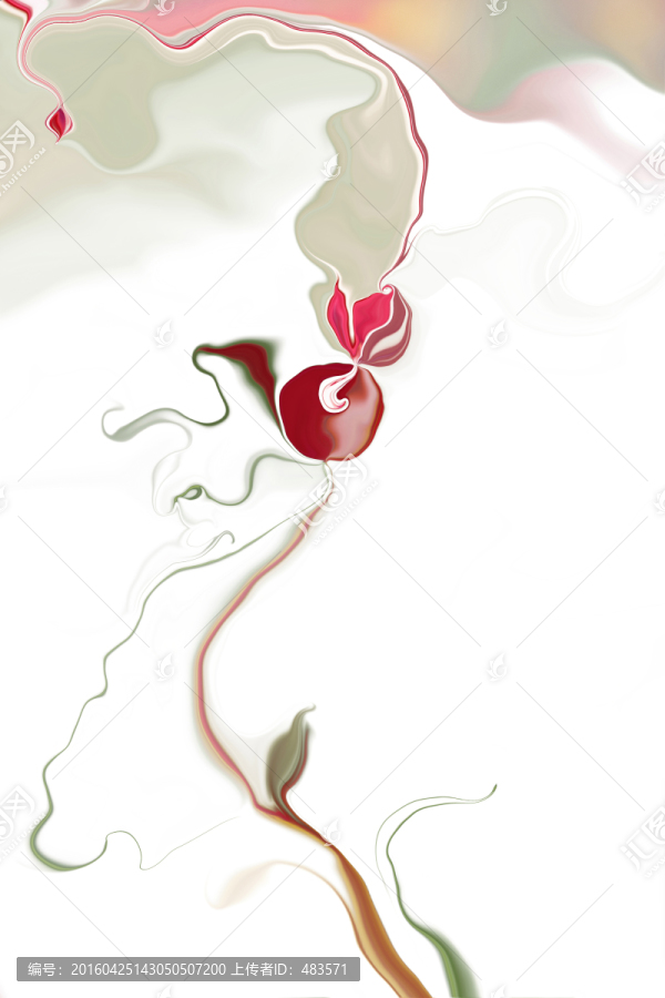 抽象花