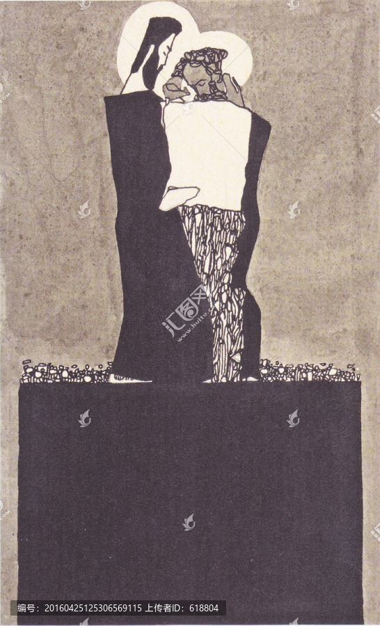 抽象油畫,席勒,畫廊品質(zhì)
