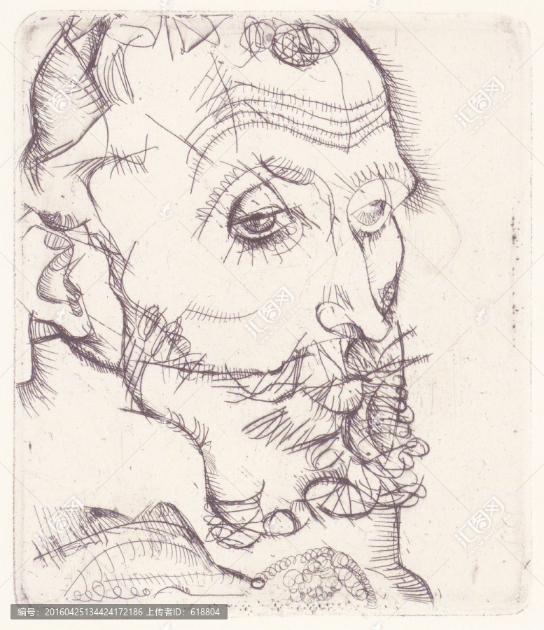 抽象油畫,席勒高清掃描作品