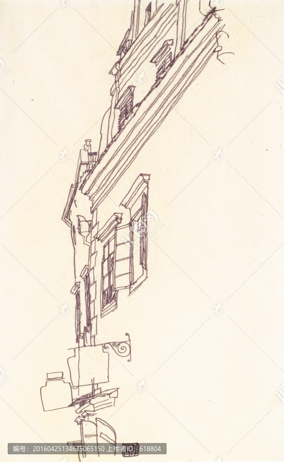 抽象油畫,席勒高清掃描作品