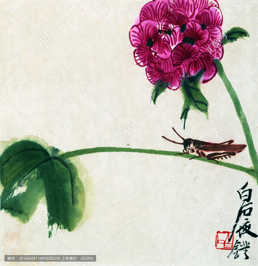 齊白石,花鳥蟲魚