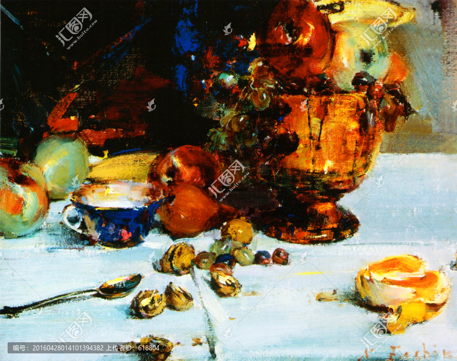 花卉水果靜物油畫,高清品質(zhì)
