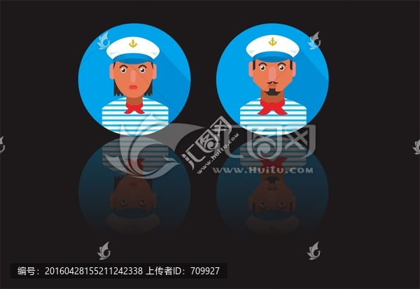 扁平化職業(yè)人物圖標(biāo)