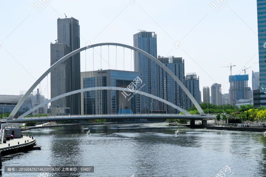 天津風(fēng)光,大沽橋