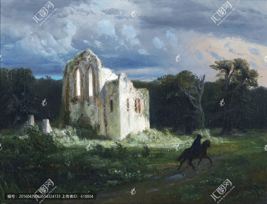 歐式古典人物風景油畫,高清品質(zhì)