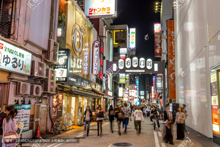 大阪的夜景