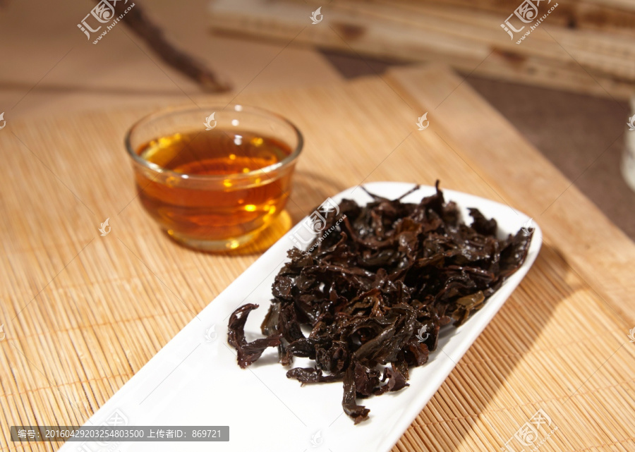 大红袍茶后和茶汤