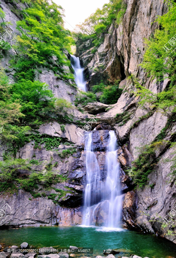 山中瀑布流水山泉TIF