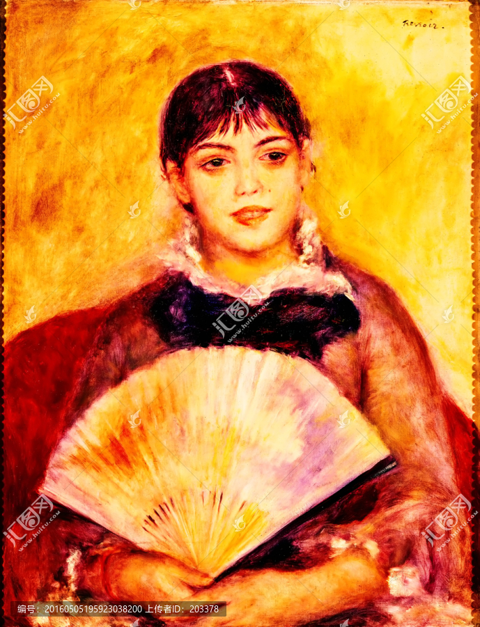 女性油畫