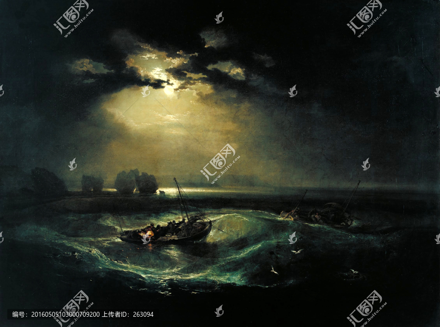 自然風景油畫
