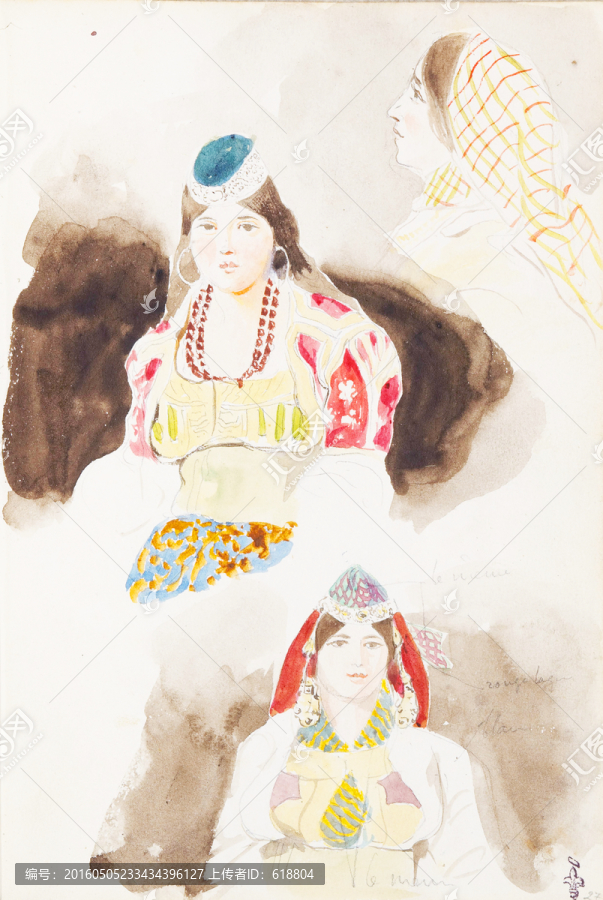 美女速繪人物油畫,高清品質(zhì)