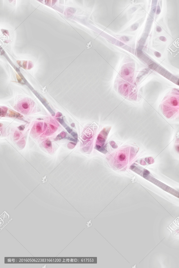 櫻花抽象畫