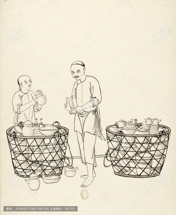 市井人物線(xiàn)描
