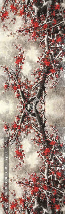 手繪梅花
