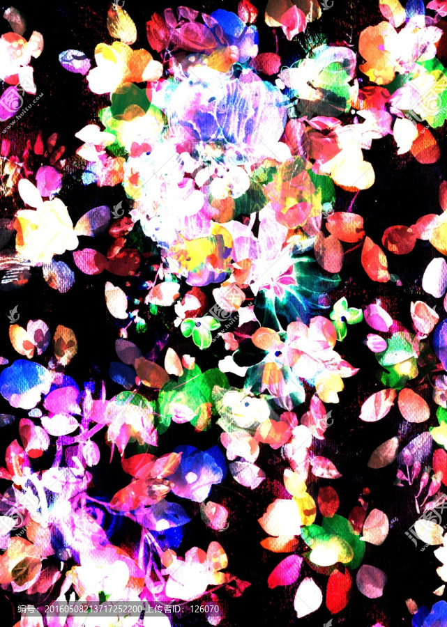 手繪花卉