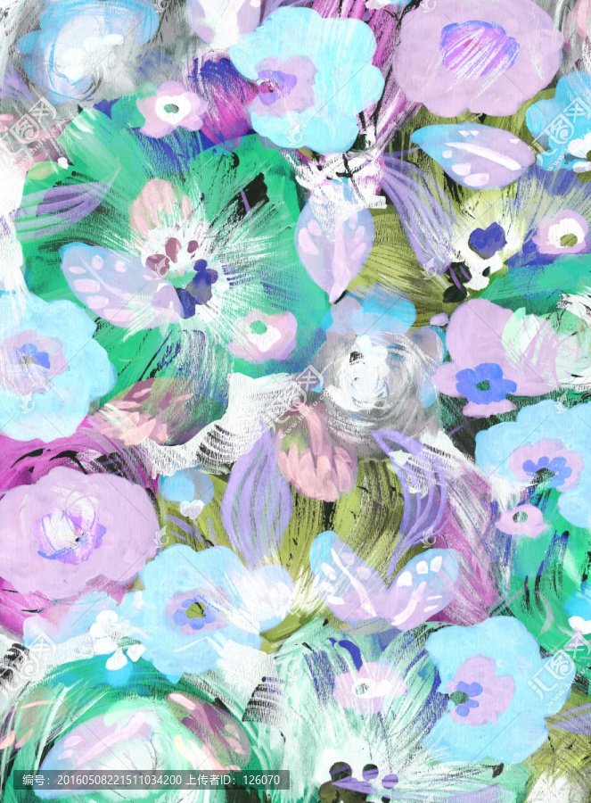 手繪花卉