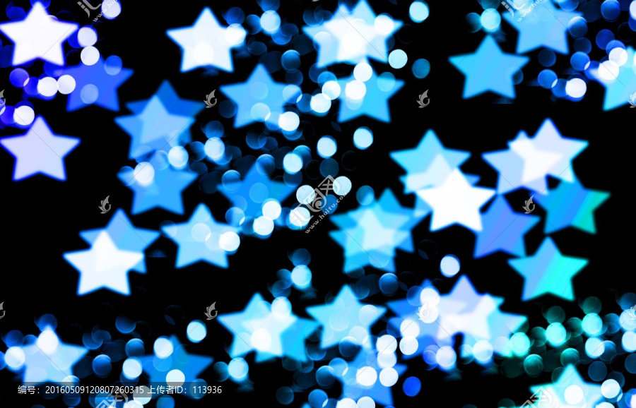 藍色星星背景