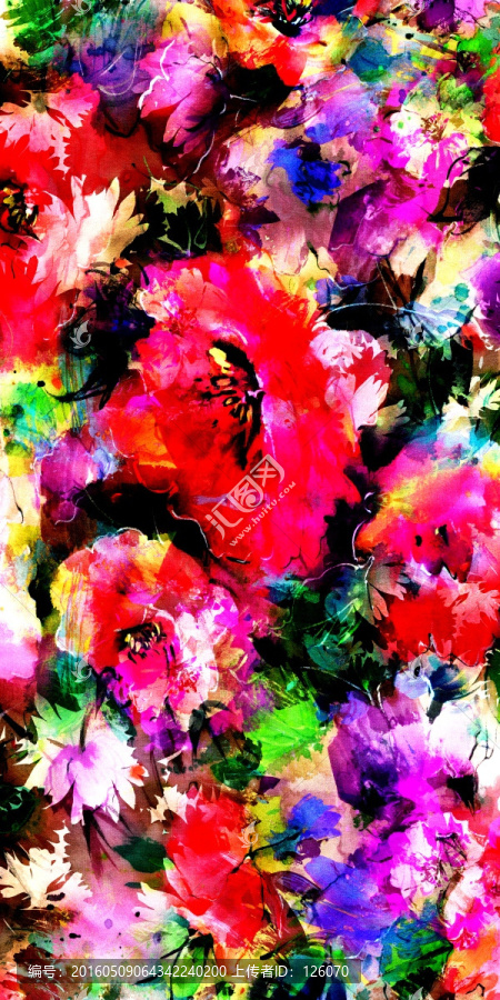 手繪花卉