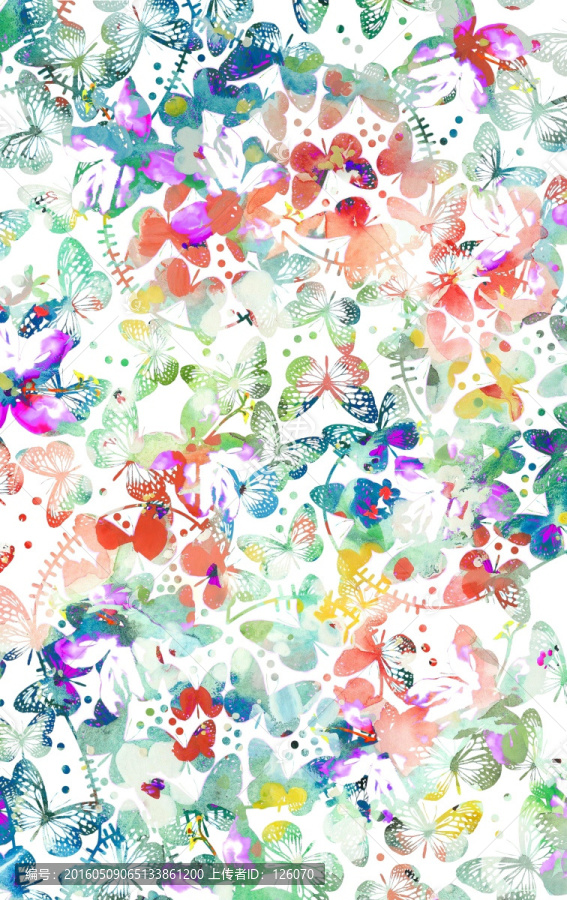 手繪花卉