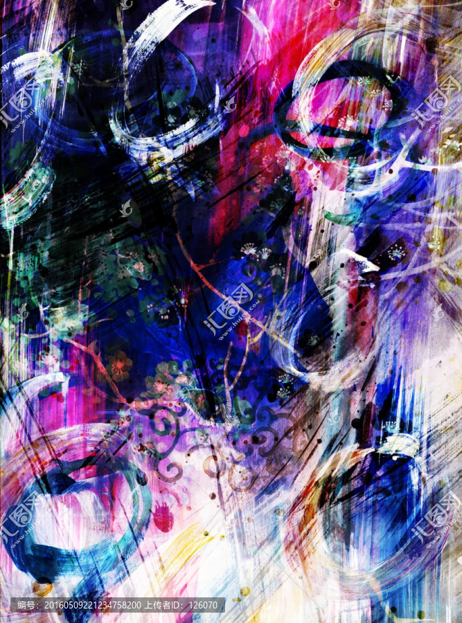 手繪花卉