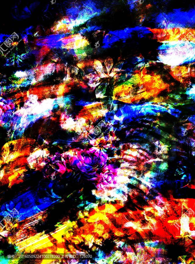 手繪花卉