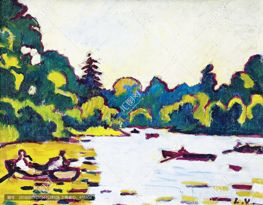 法國(guó)野獸派風(fēng)景油畫,畫廊品質(zhì)