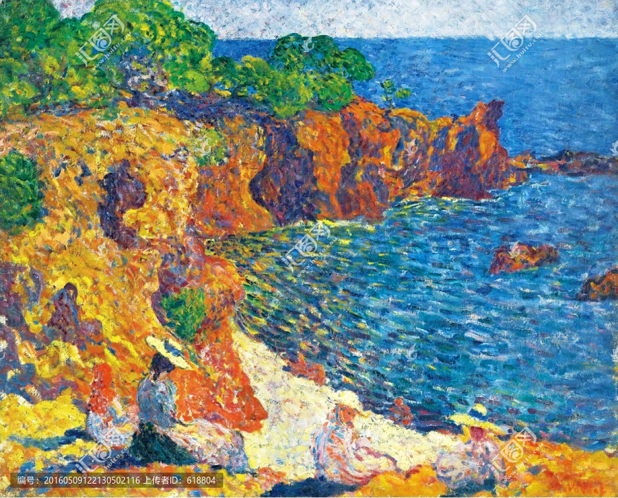 法國(guó)野獸派印象油畫,畫廊品質(zhì)