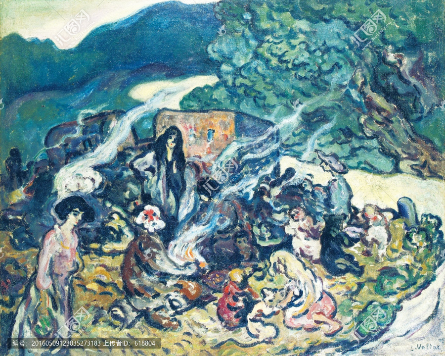 法國(guó)野獸派印象油畫(huà),畫(huà)廊品質(zhì)