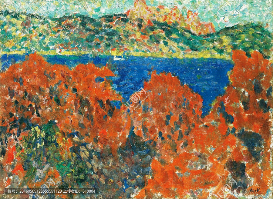 法國(guó)野獸派印象油畫,畫廊品質(zhì)