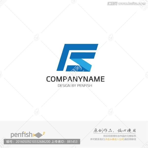 字母FS组合LOGO