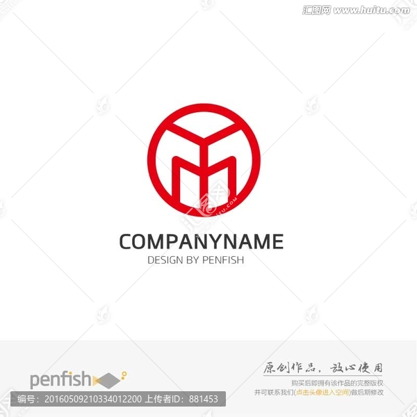 金融保險(xiǎn)行業(yè)logo字母YM