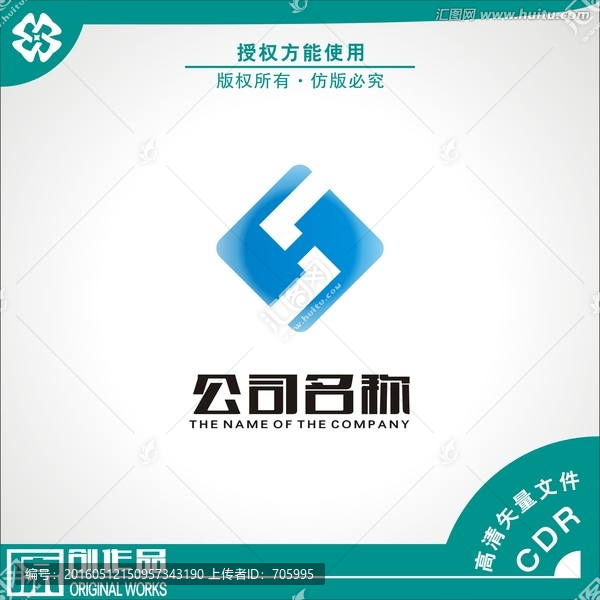 FH,商標(biāo)設(shè)計