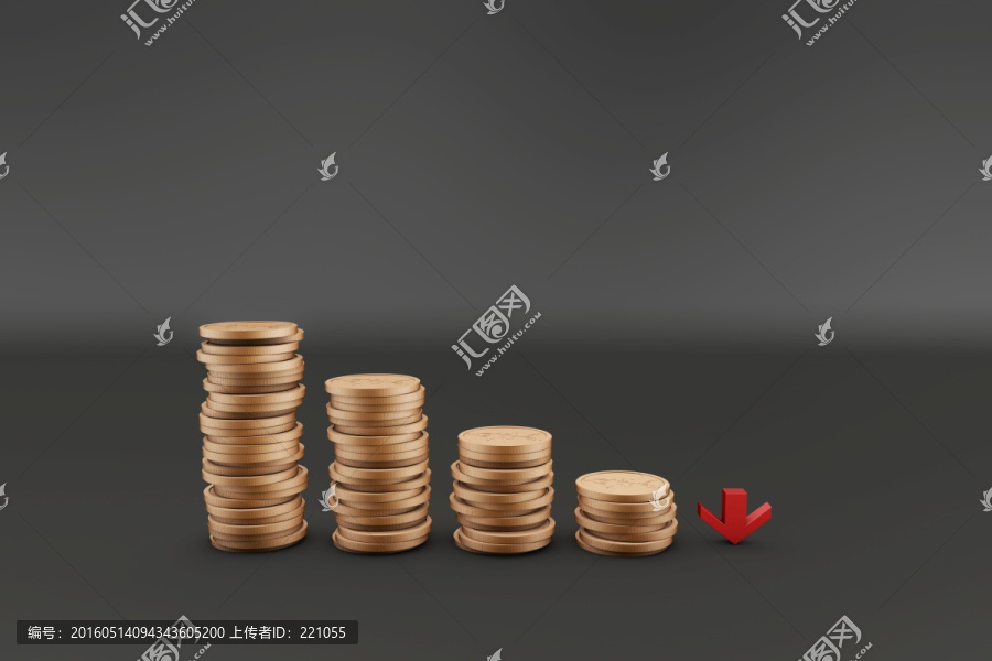 箭頭和金幣