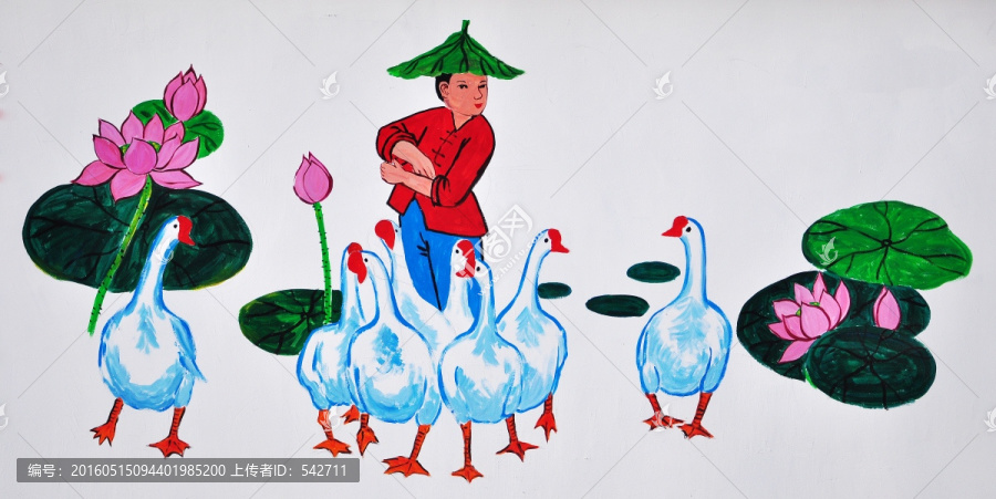 美麗鄉(xiāng)村裝飾畫