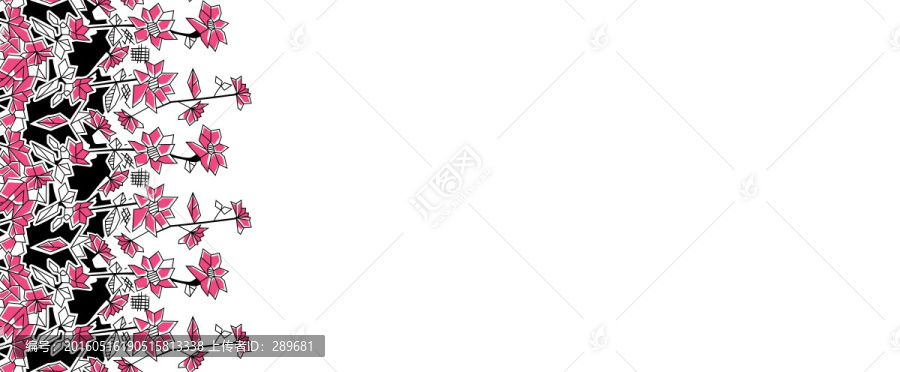 單邊定位花