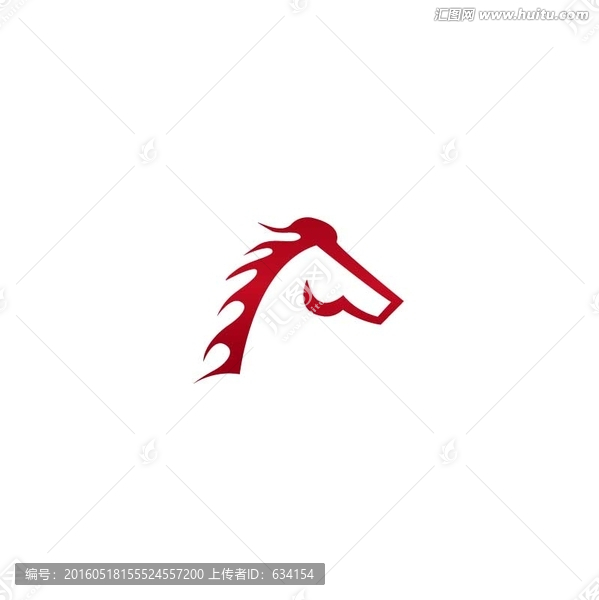 馬形狀LOGO設(shè)計(jì)