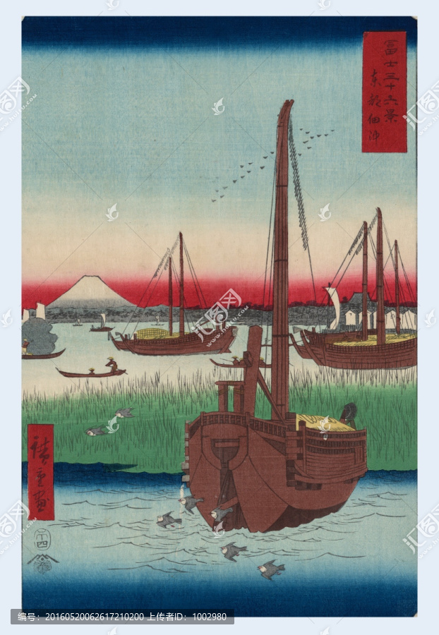 日本繪畫,帆船（未分層）
