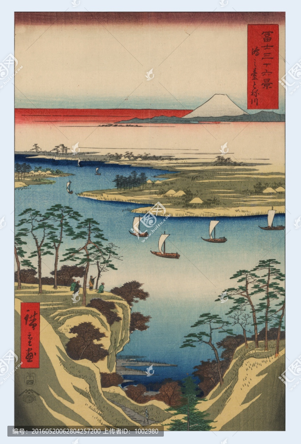 日本繪畫,帆船（未分層）