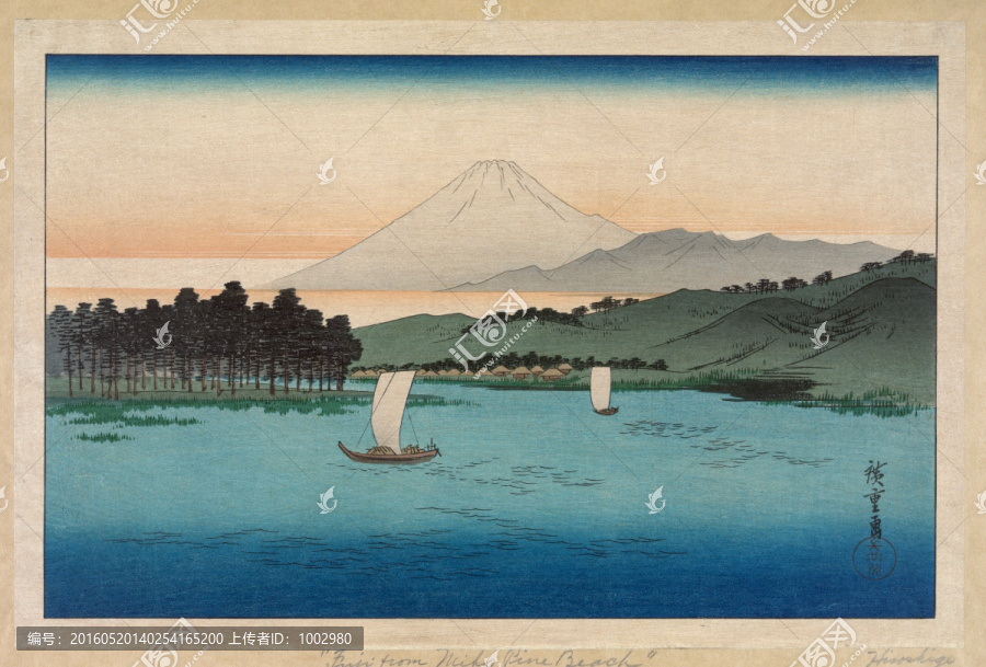 日本繪畫(huà),帆船（未分層）