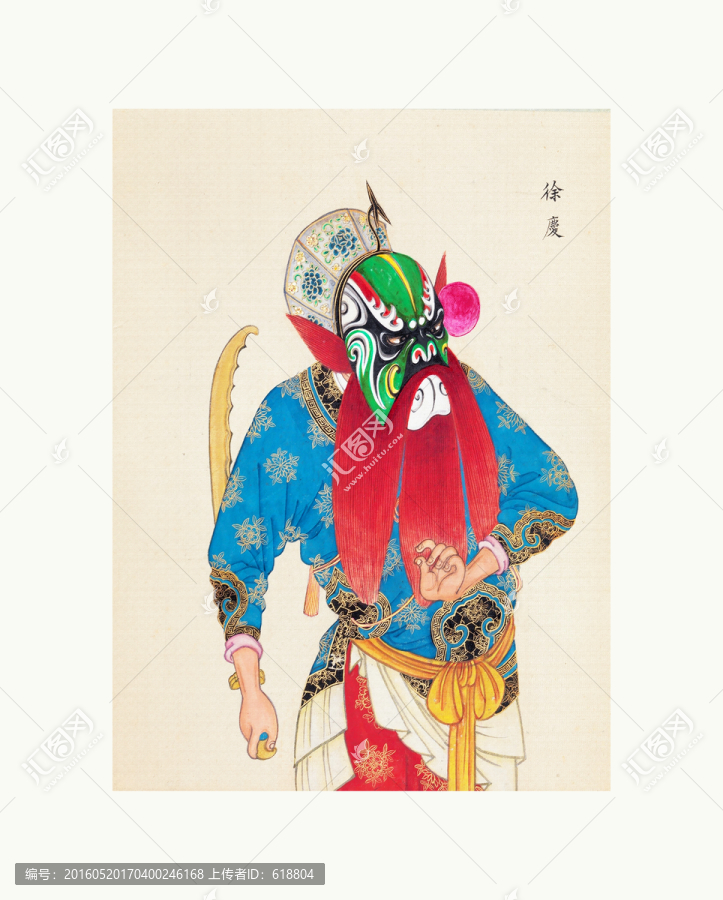 京劇人物國畫,畫廊高清品質