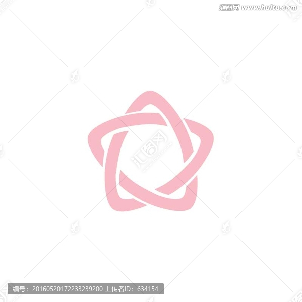 五角星星形狀LOGO