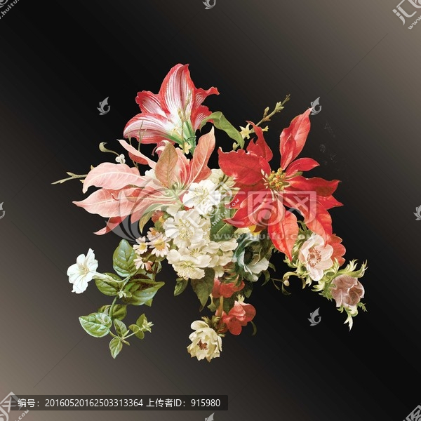 古典油畫花卉