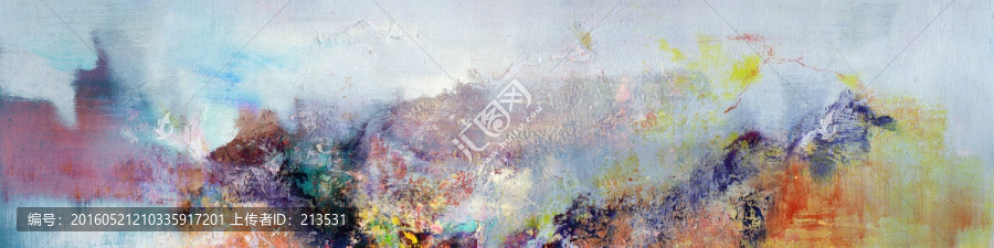 客廳臥室抽象油畫,趙無極抽象畫