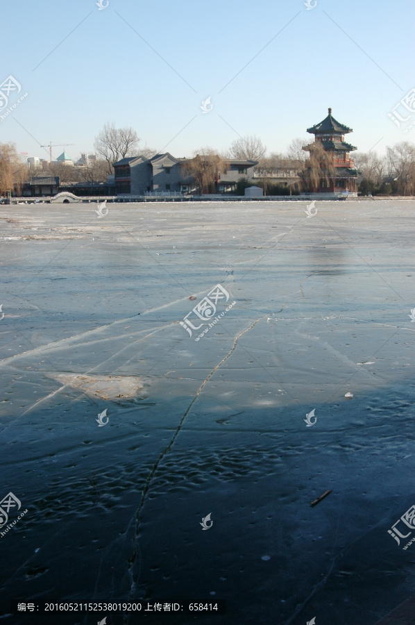 北京后海冬天